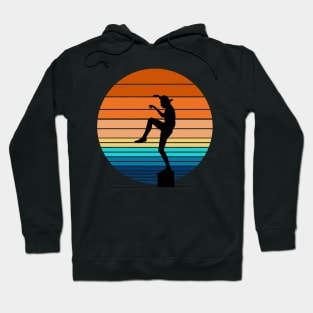 Retro Sunset Karate Hoodie